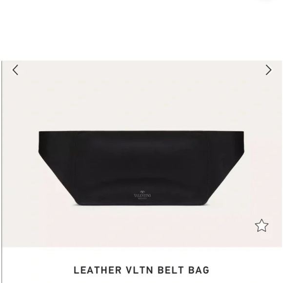 Valentino Garavani Black VLTN Belt Bag - Picture 4 of 7